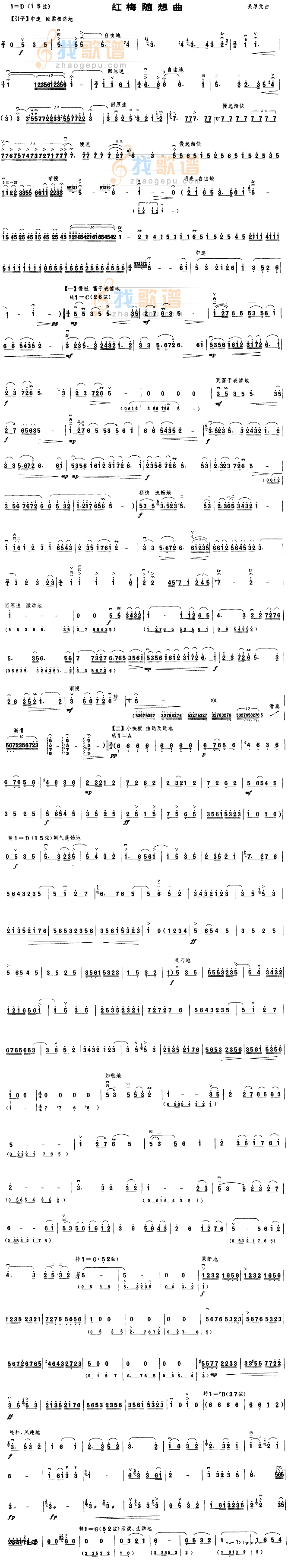 红梅随想曲