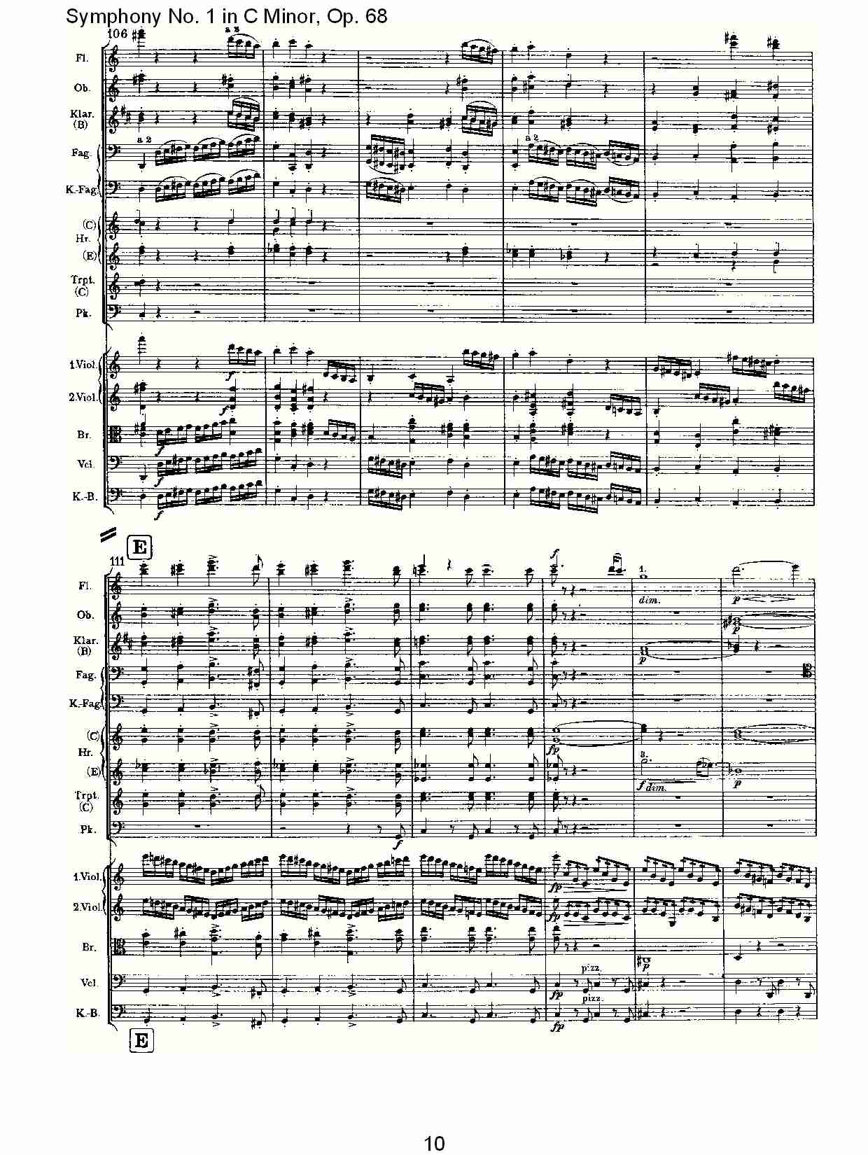 C小调第一交响曲, Op.68 第四乐章（二）.