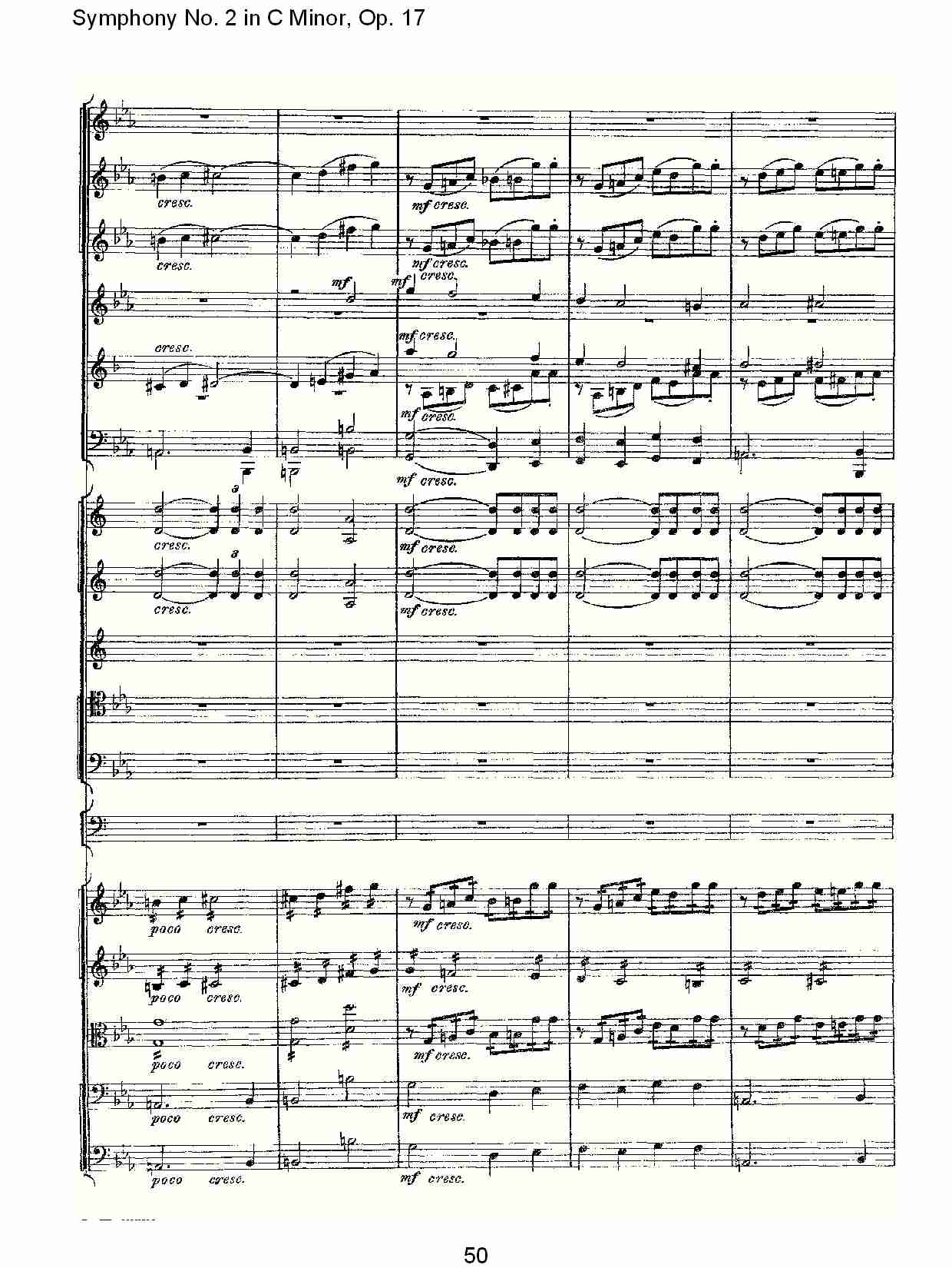 C小调第二交响曲, Op.17第一乐章（十）