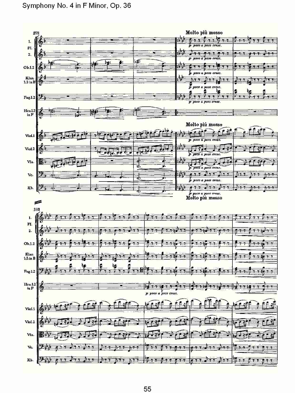 F小调第四交响曲,  Op. 36 第一乐章（十一）