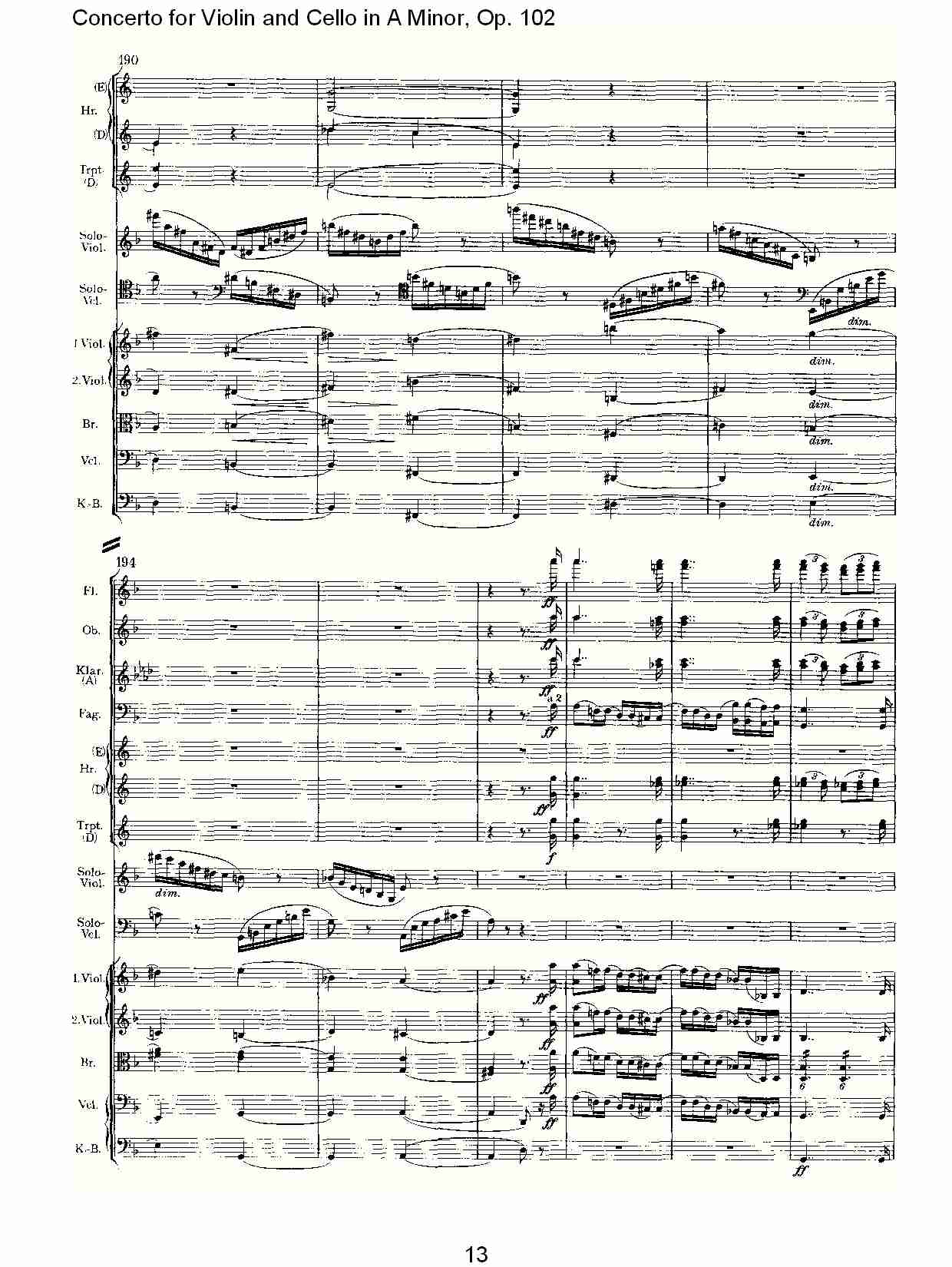 A小调小提琴与大提琴协奏曲, Op.102第三乐章（三）