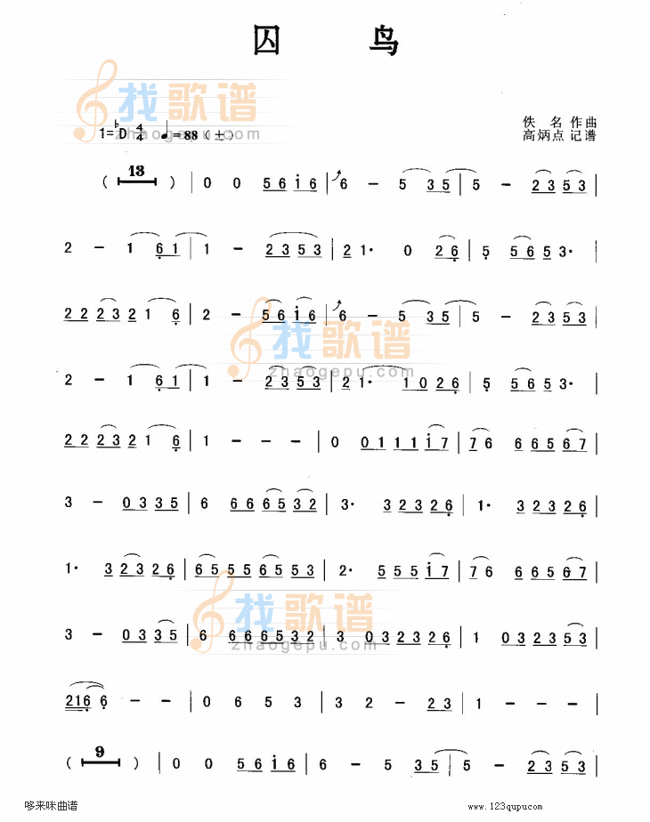 囚鸟-