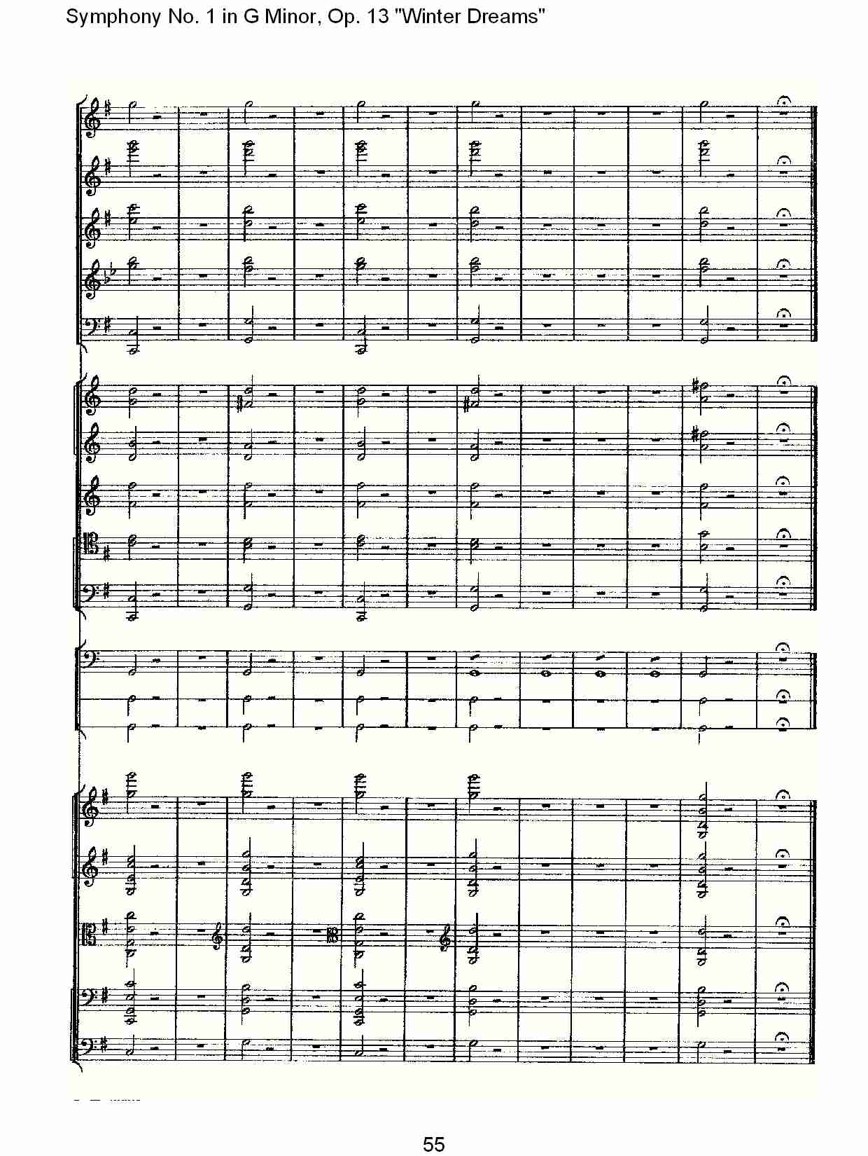 G小调第一交响曲,Op.13冬天的梦幻第四乐章（十一）