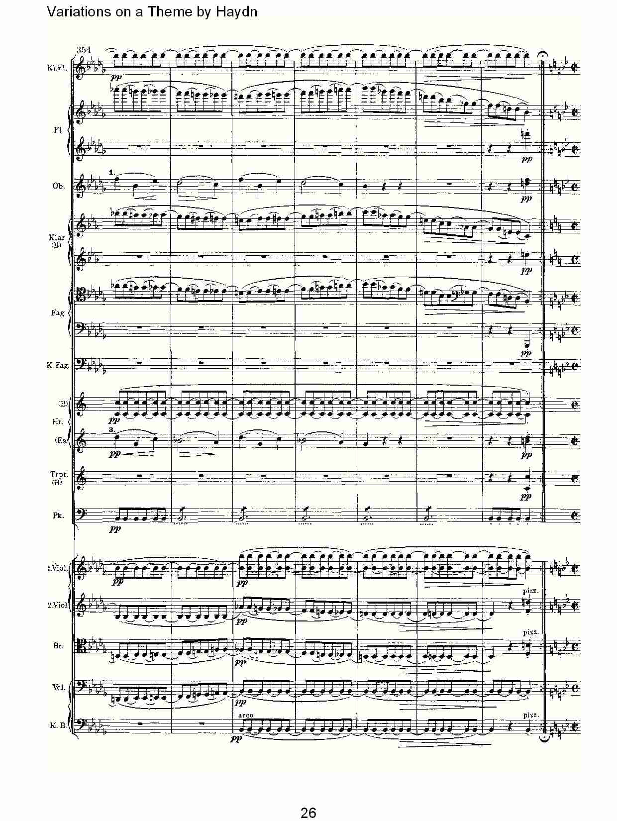Variations on a Theme by Haydn   海顿主旋律变奏曲（六）