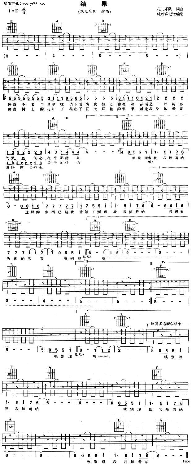 结果