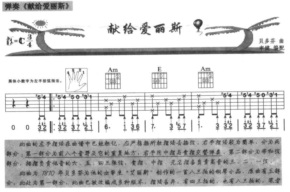 献给爱丽斯(教学版)