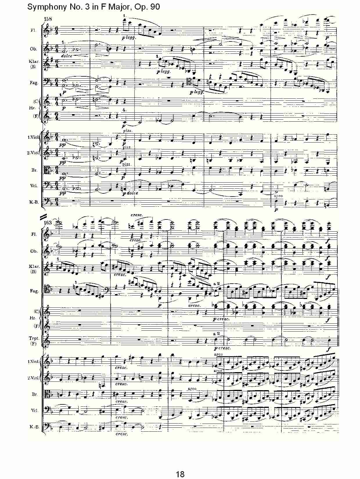 F大调第三交响曲, Op.90第一乐章（四）