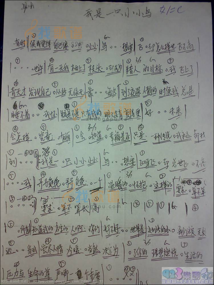 我是一只小小鸟