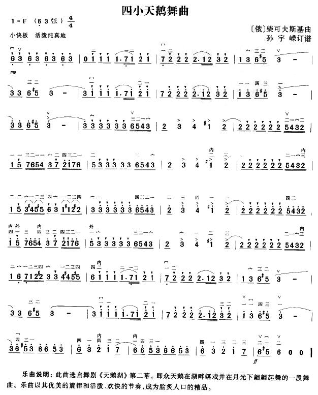 四小天鹅舞曲