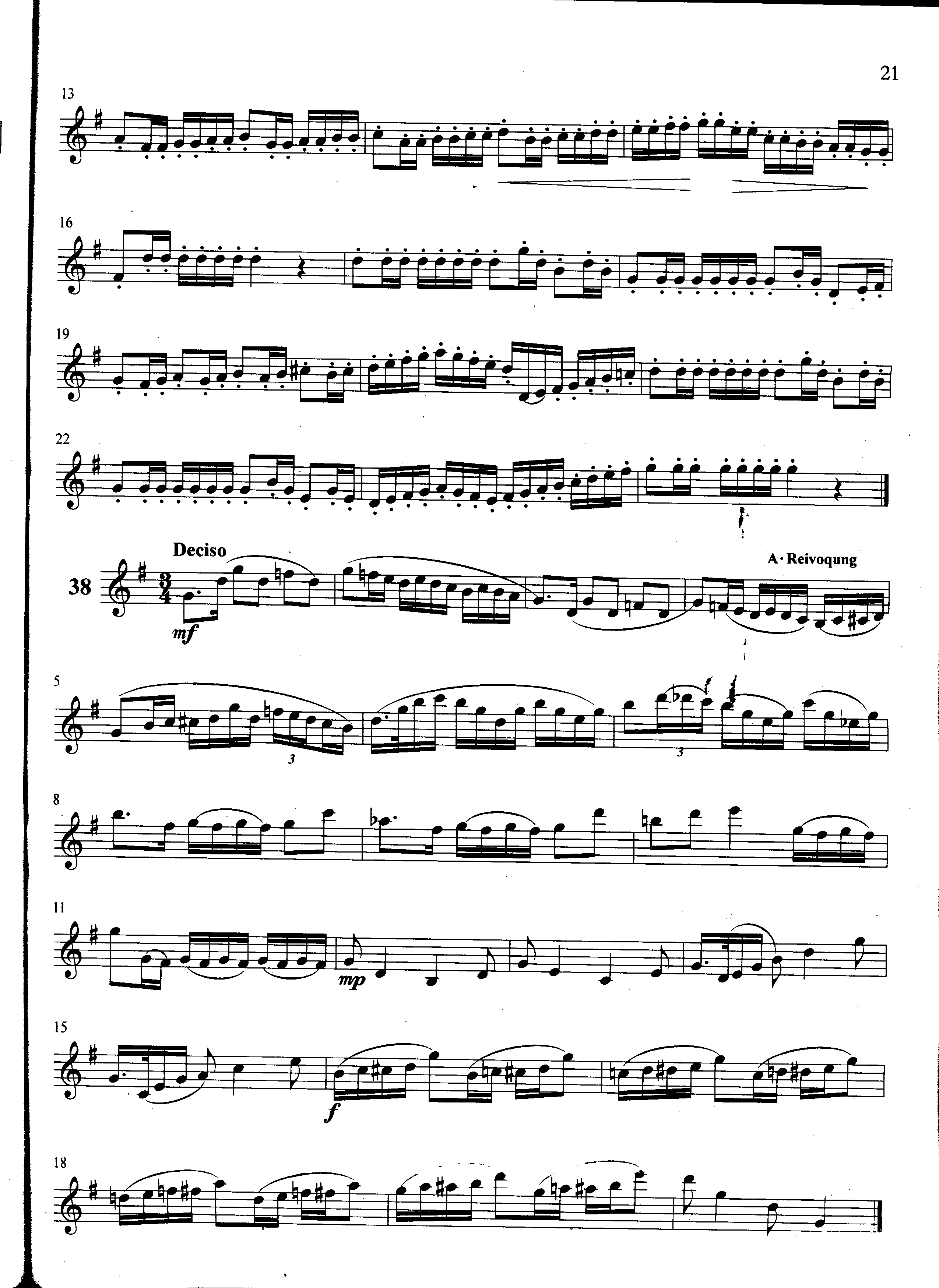萨克斯管练习曲第100—021页