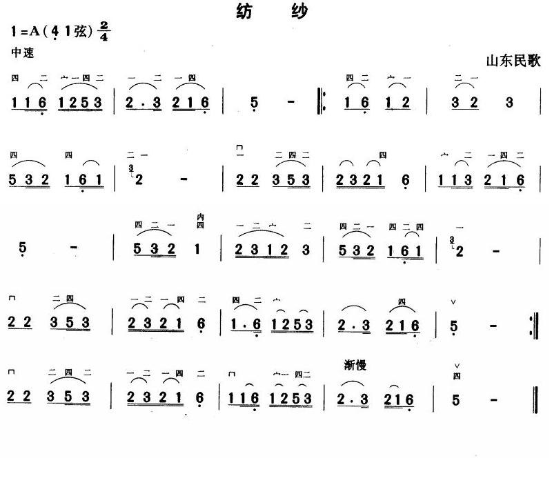 纺纱