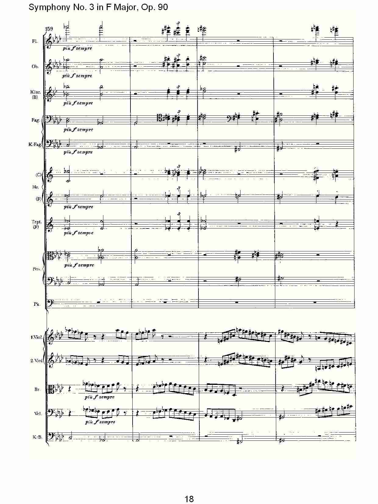 F大调第三交响曲, Op.90第四乐章（四）