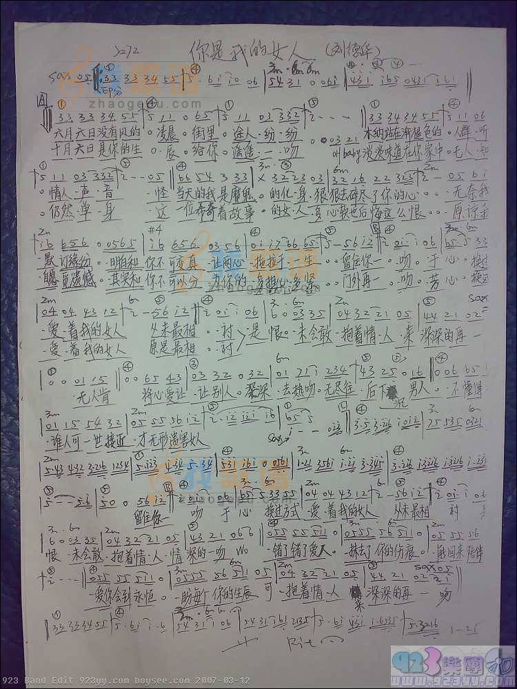 刘德华-你是我的女人