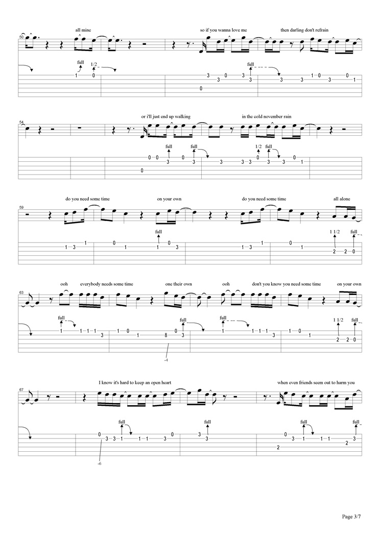 November Rain（good）