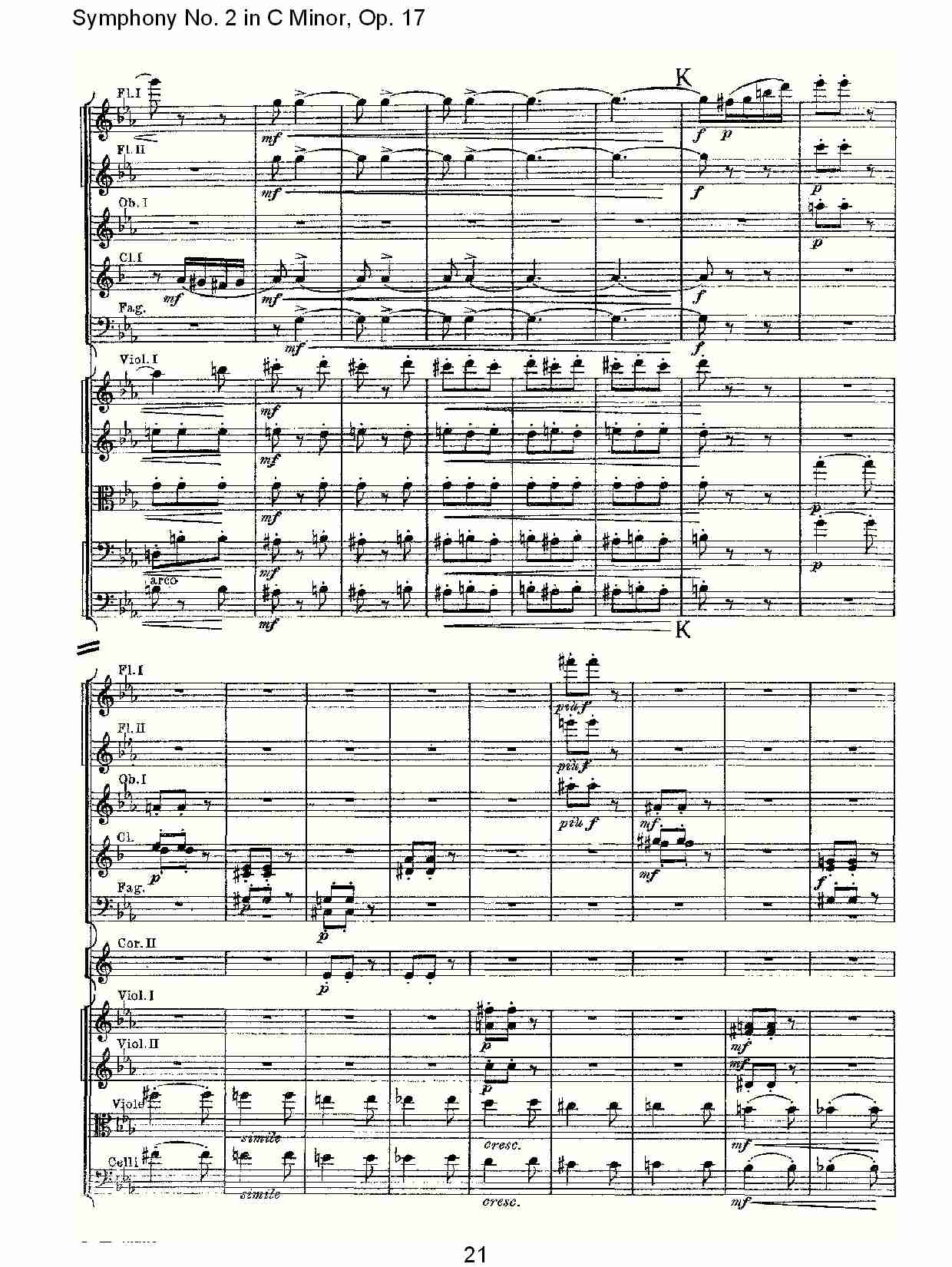 C小调第二交响曲, Op.17第三乐章（五）