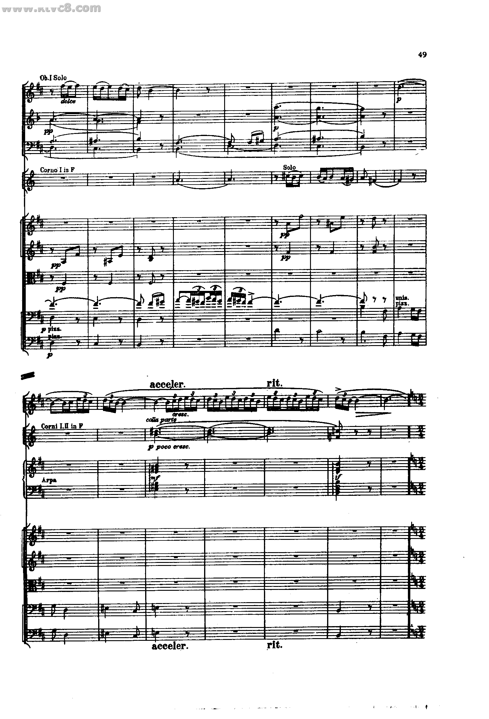 舍赫拉查达交响组曲 作品35（第二部分）