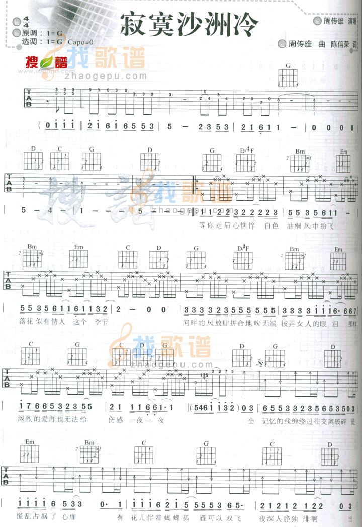 寂寞沙洲冷