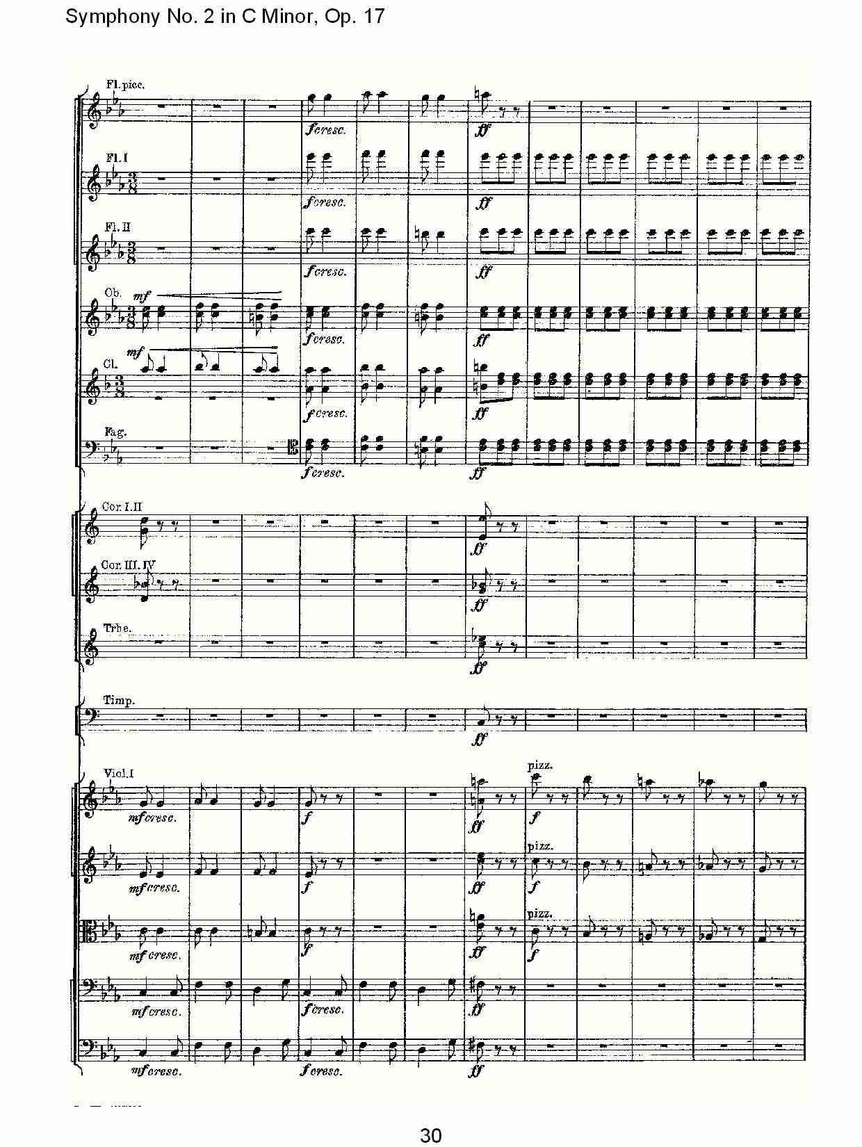 C小调第二交响曲, Op.17第三乐章（六）