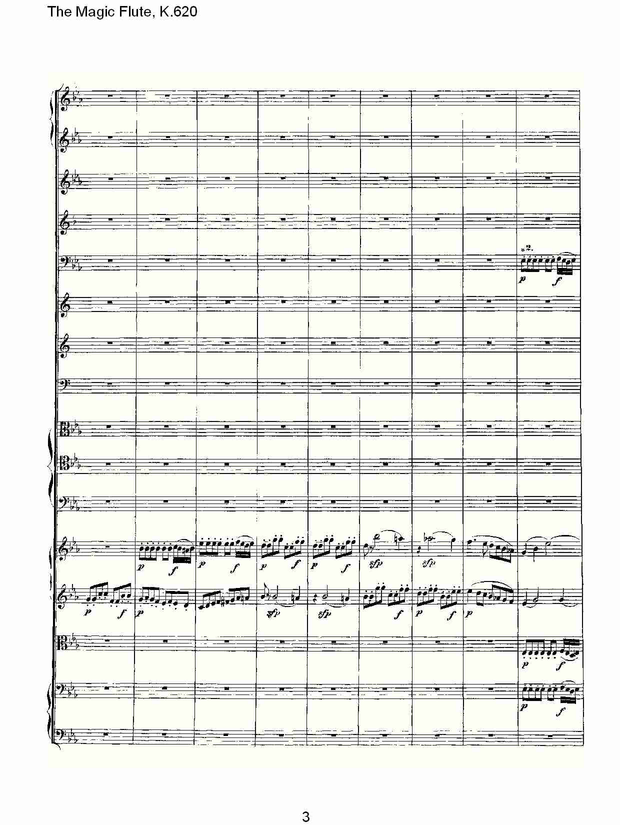 The Magic Flute, K.620 （一）
