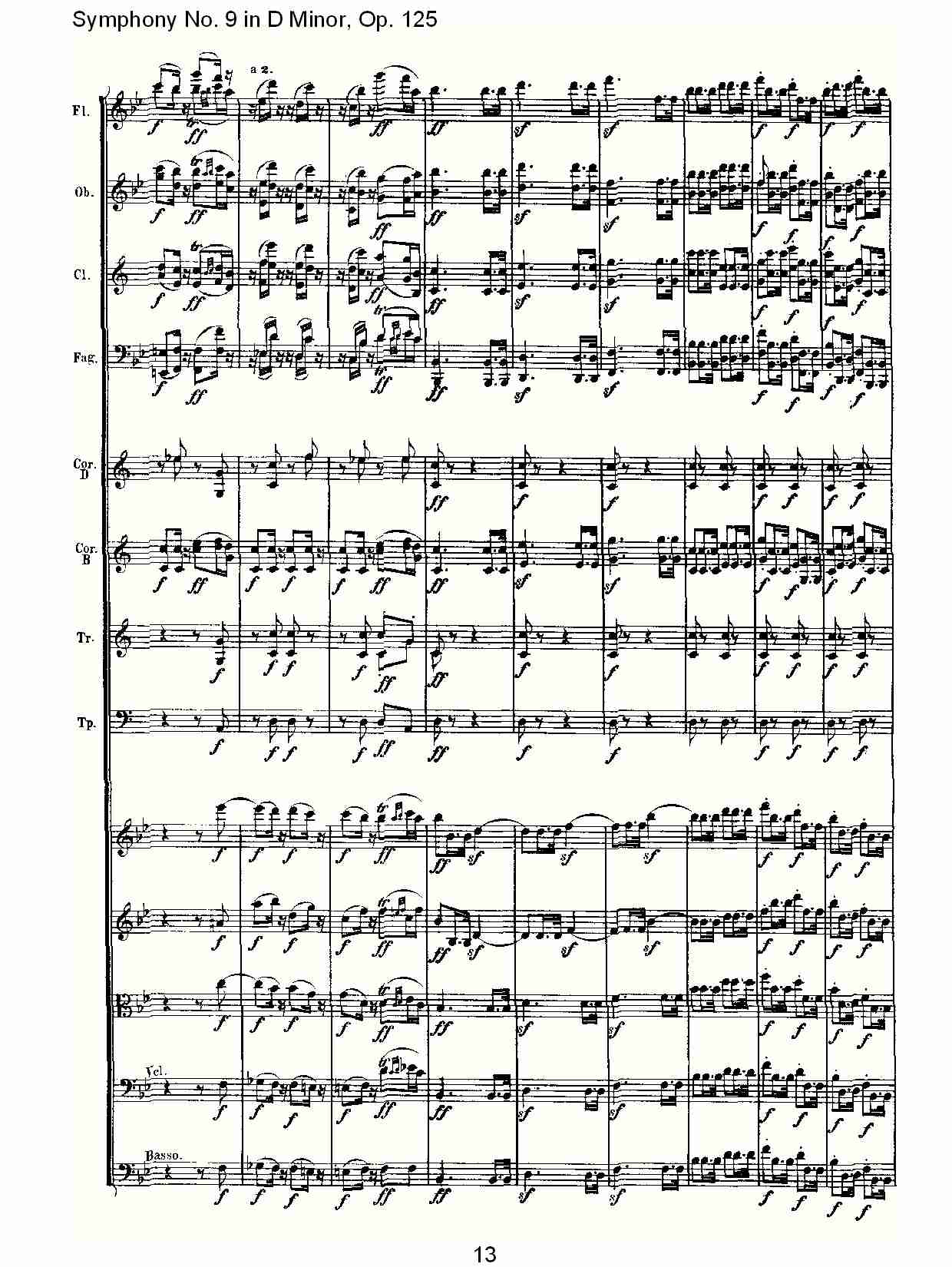 （D小调第九交响曲 Op.125）第一乐章（三）
