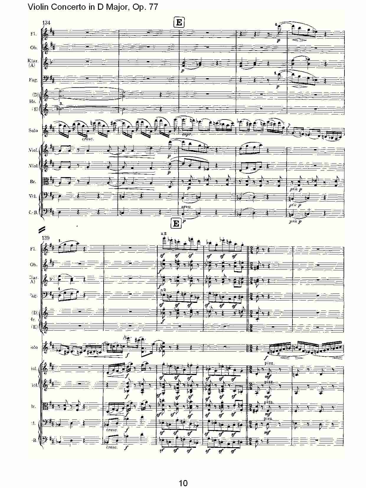 D大调小提琴协奏曲, Op.77第三乐章（二）