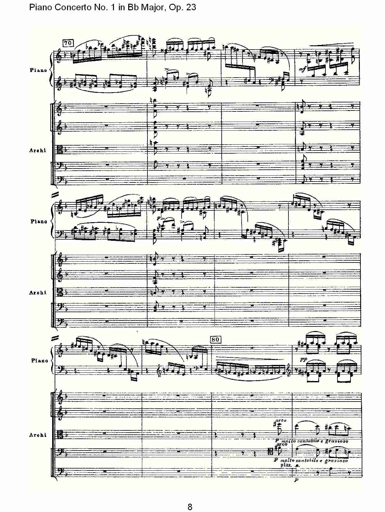 Bb大调第一钢琴协奏曲,Op.23第二乐章（二）