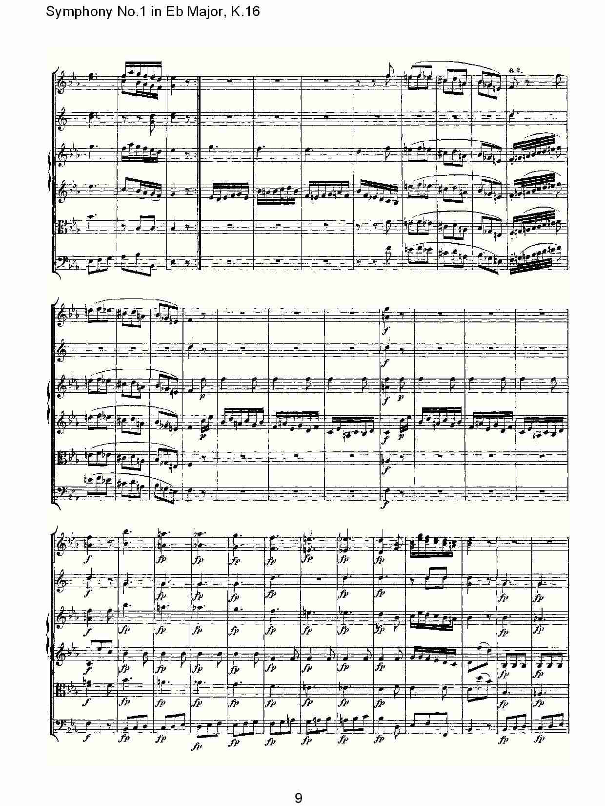 Symphony No.1 in Eb Major, K.16(Eb大调第一交响曲K.16)