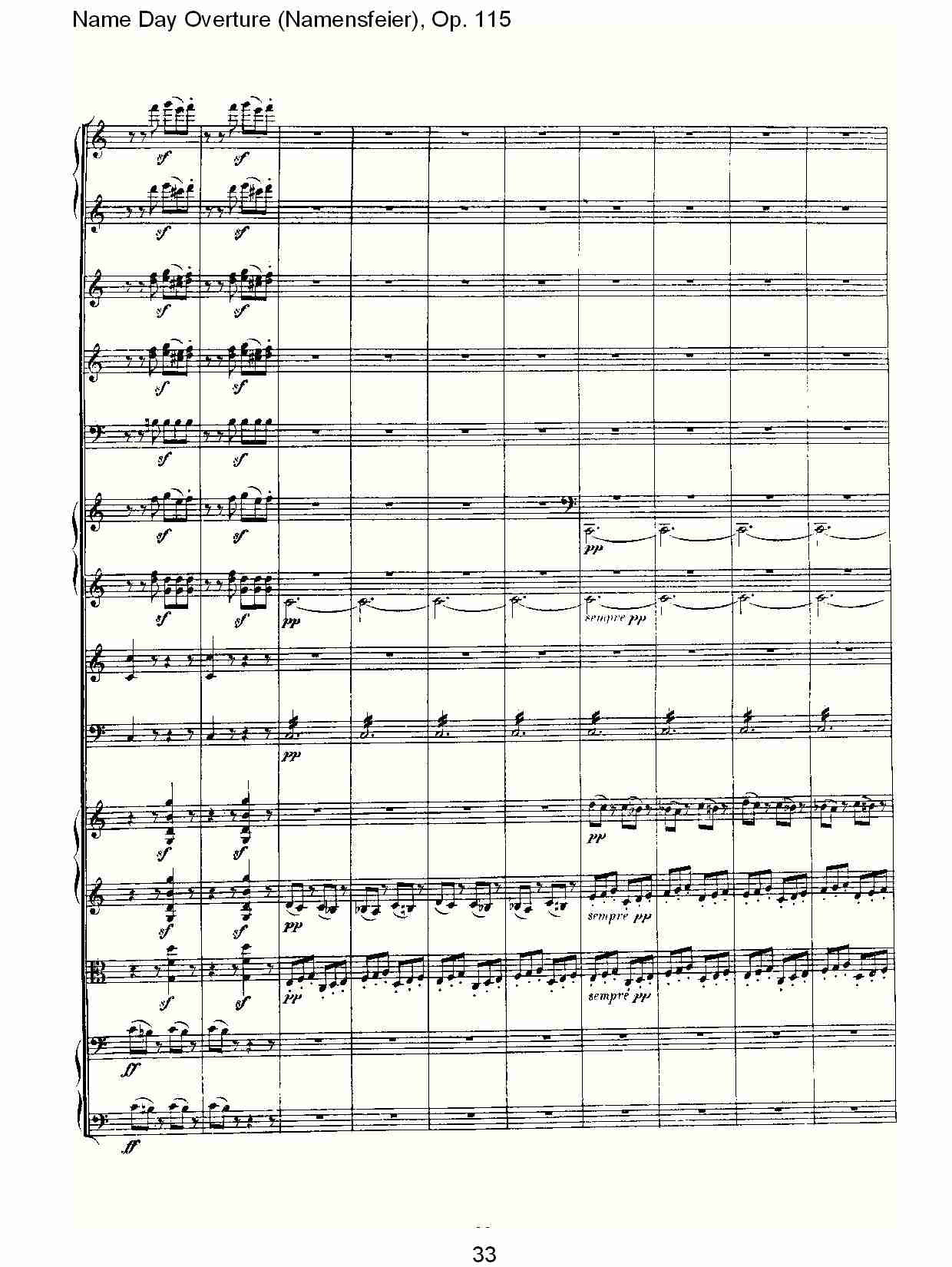 Name Day Overture (Namensfeier), Op. 115（四）