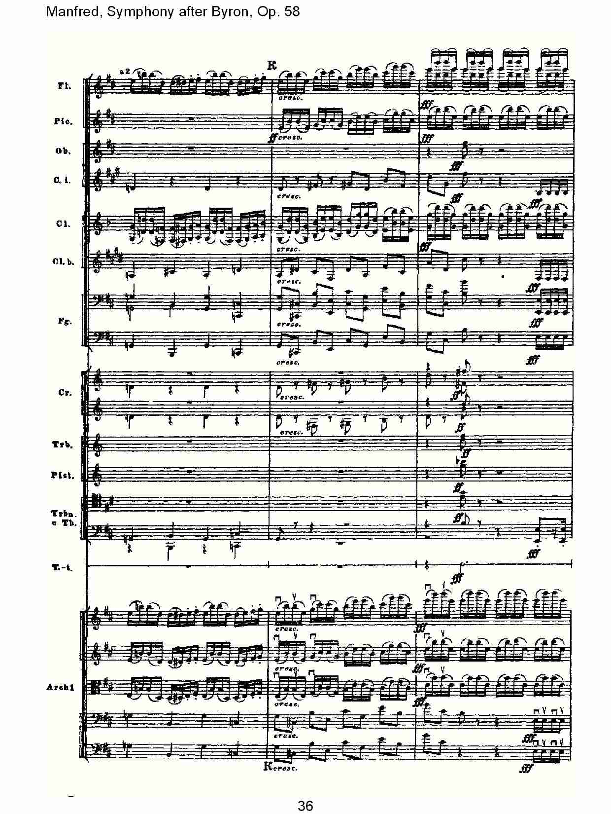 Manfred, Symphony after Byron, Op.58第四乐章第一部（八）