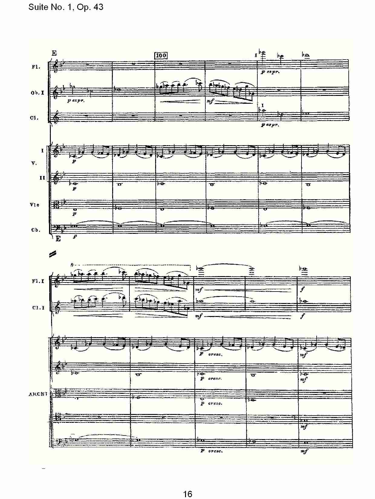 Suite No.1, Op.43   第一套曲,Op.43第五乐章（四）