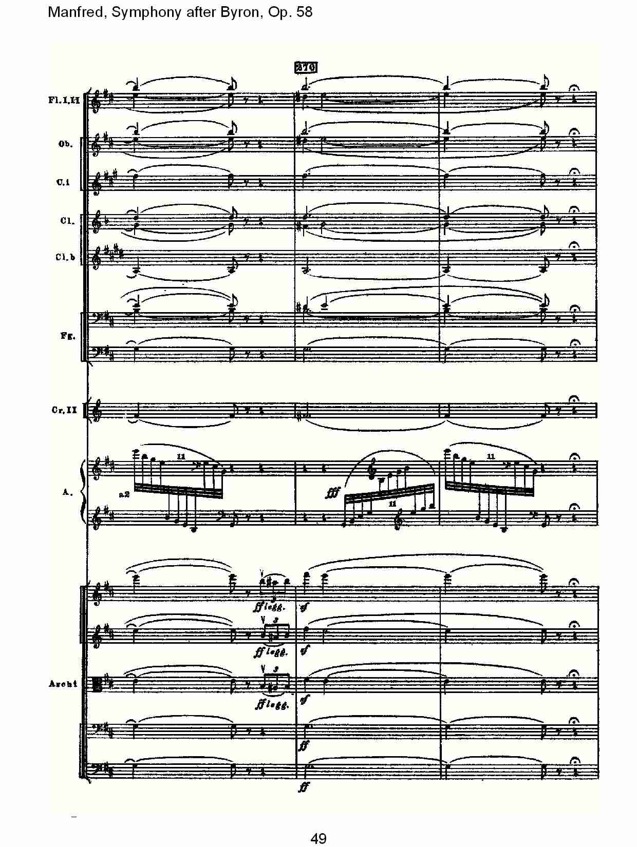 Manfred, Symphony after Byron, Op.58第一乐章（十）