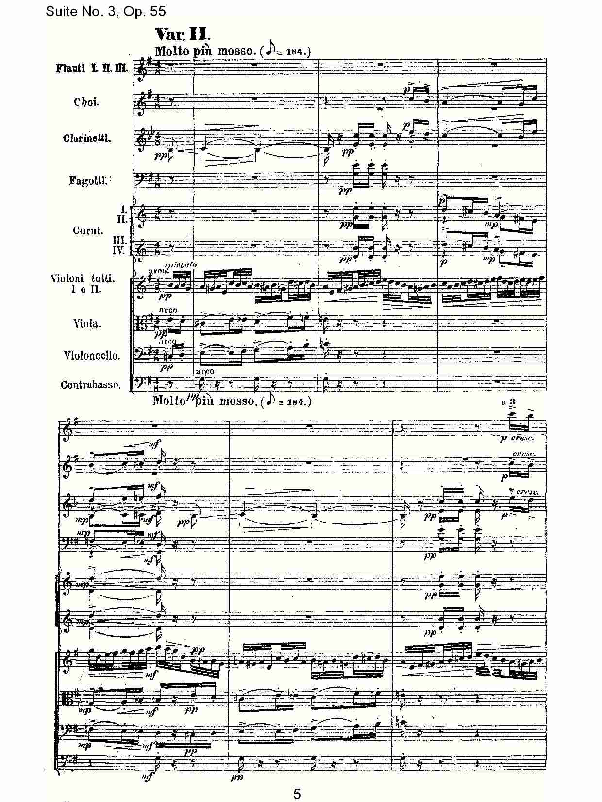 Suite No. 3, Op.55  第三套曲,Op.55第四乐章第一部（一）