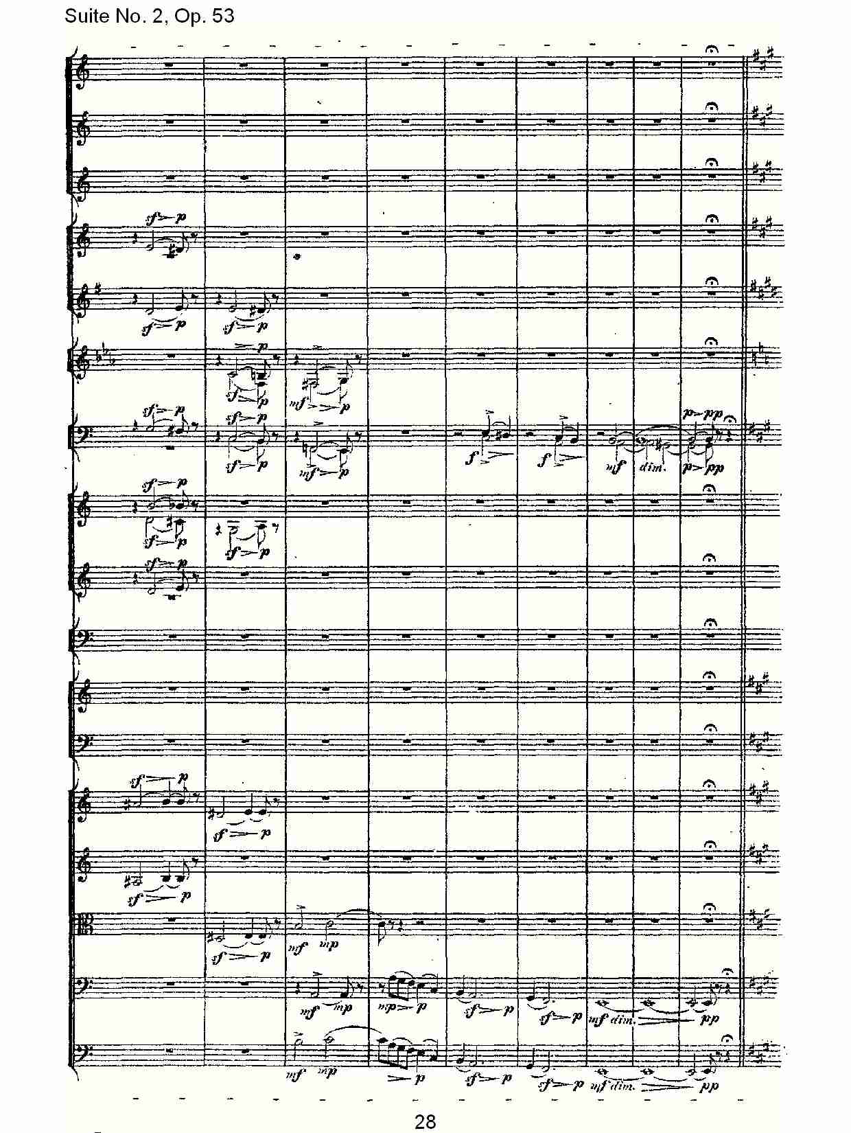 Suite No. 2, Op.53  第二套曲,Op.53第四乐章（六）