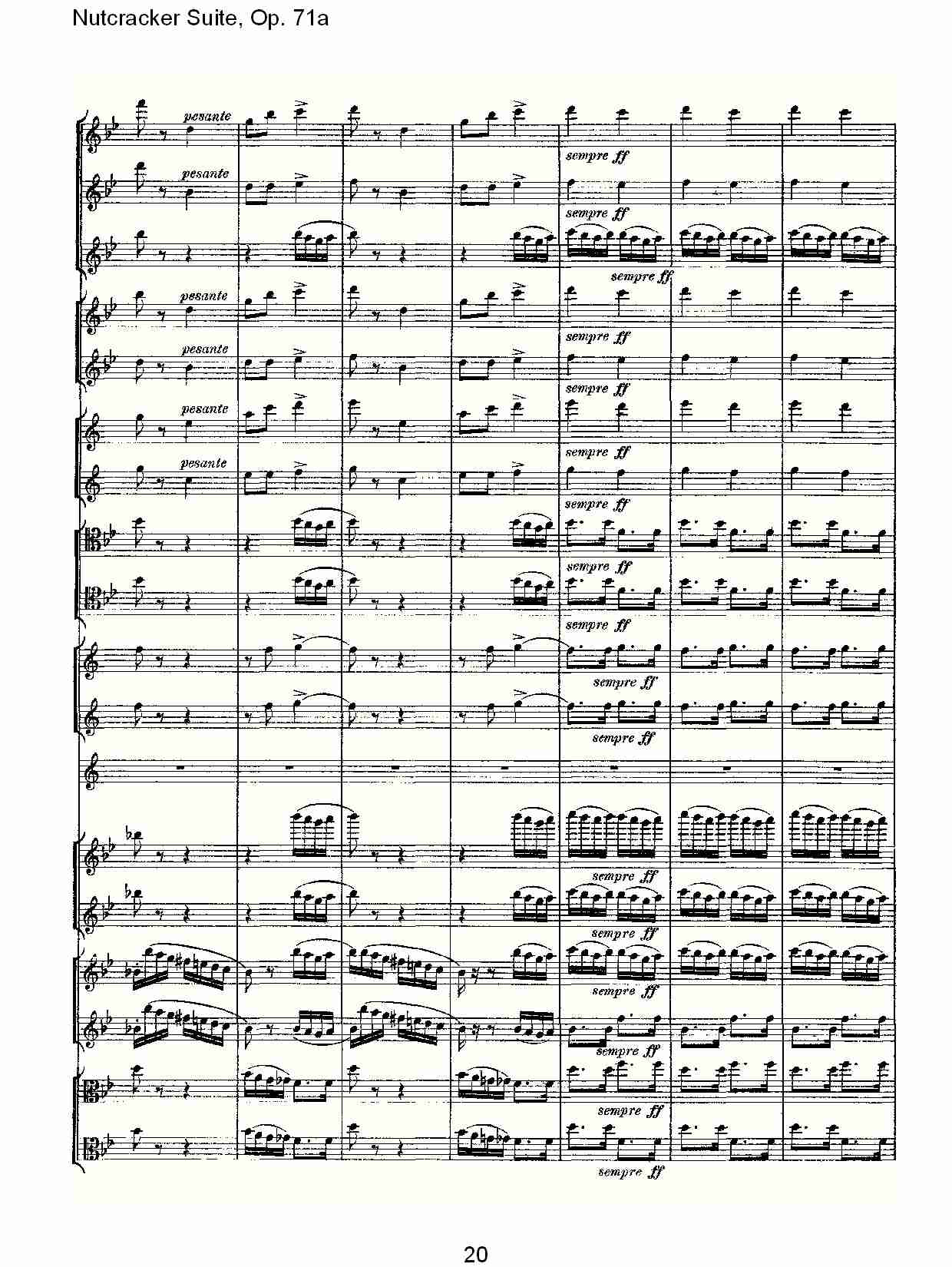 Nutcracker Suite, Op.71a   胡桃铗套曲，Op.71a第一乐章（四）