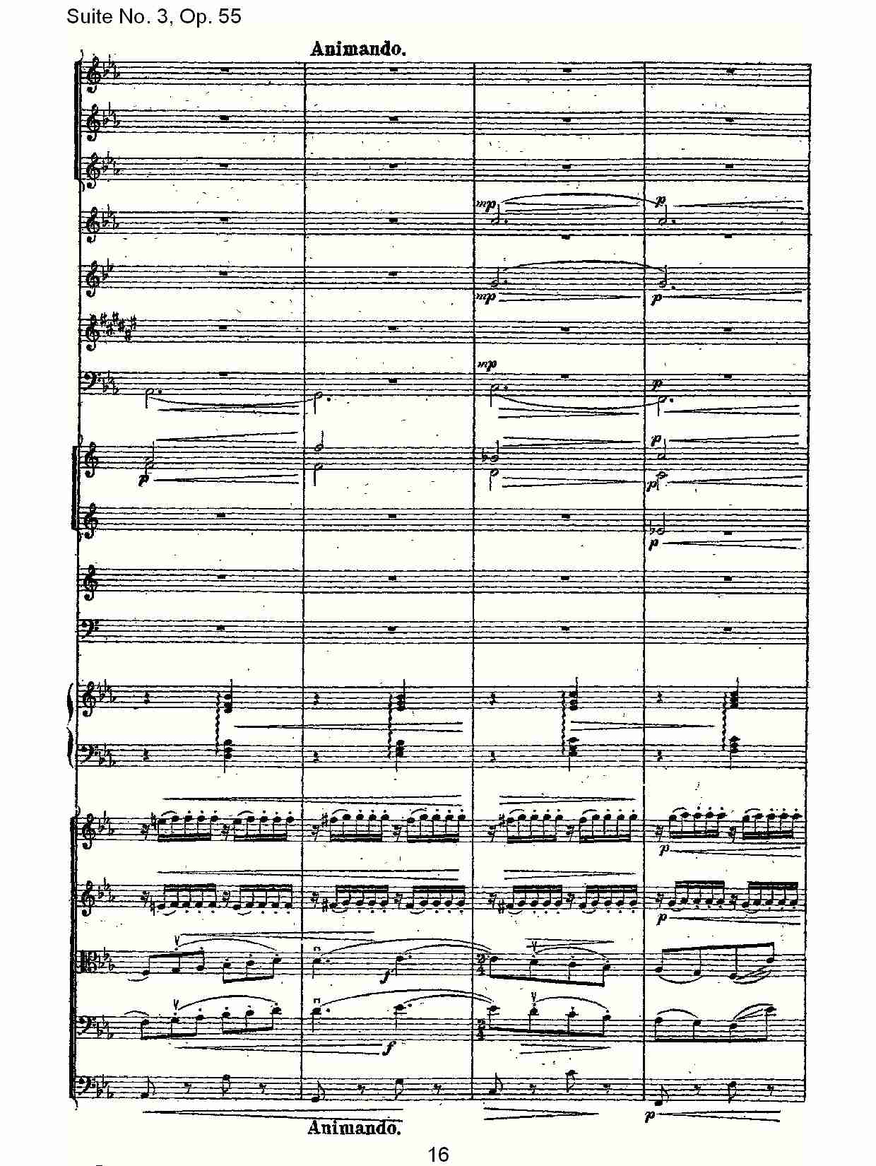 Suite No. 3, Op.55  第三套曲,Op.55第一乐章（四）