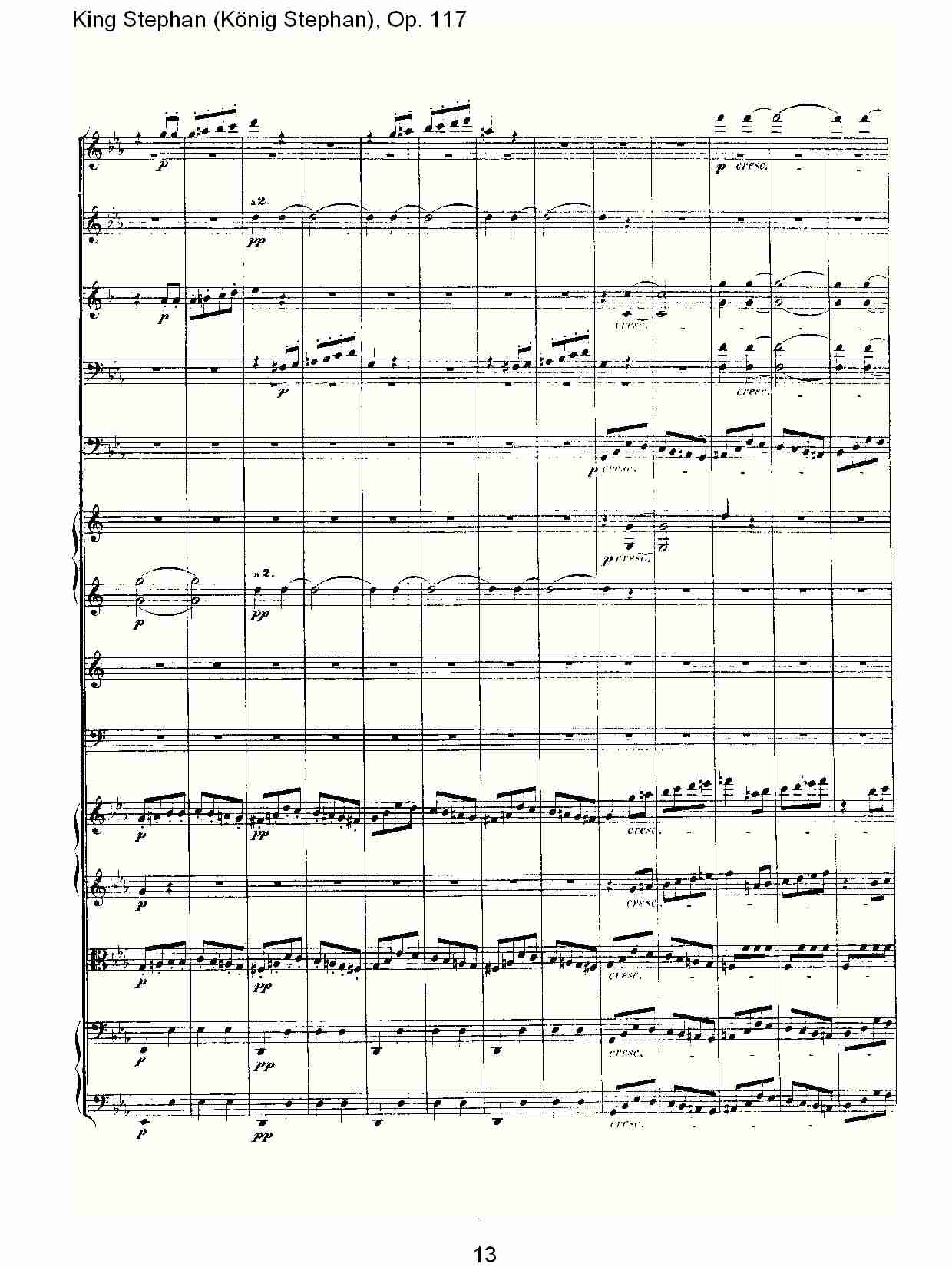 King Stephan (König Stephan), Op.117（二）