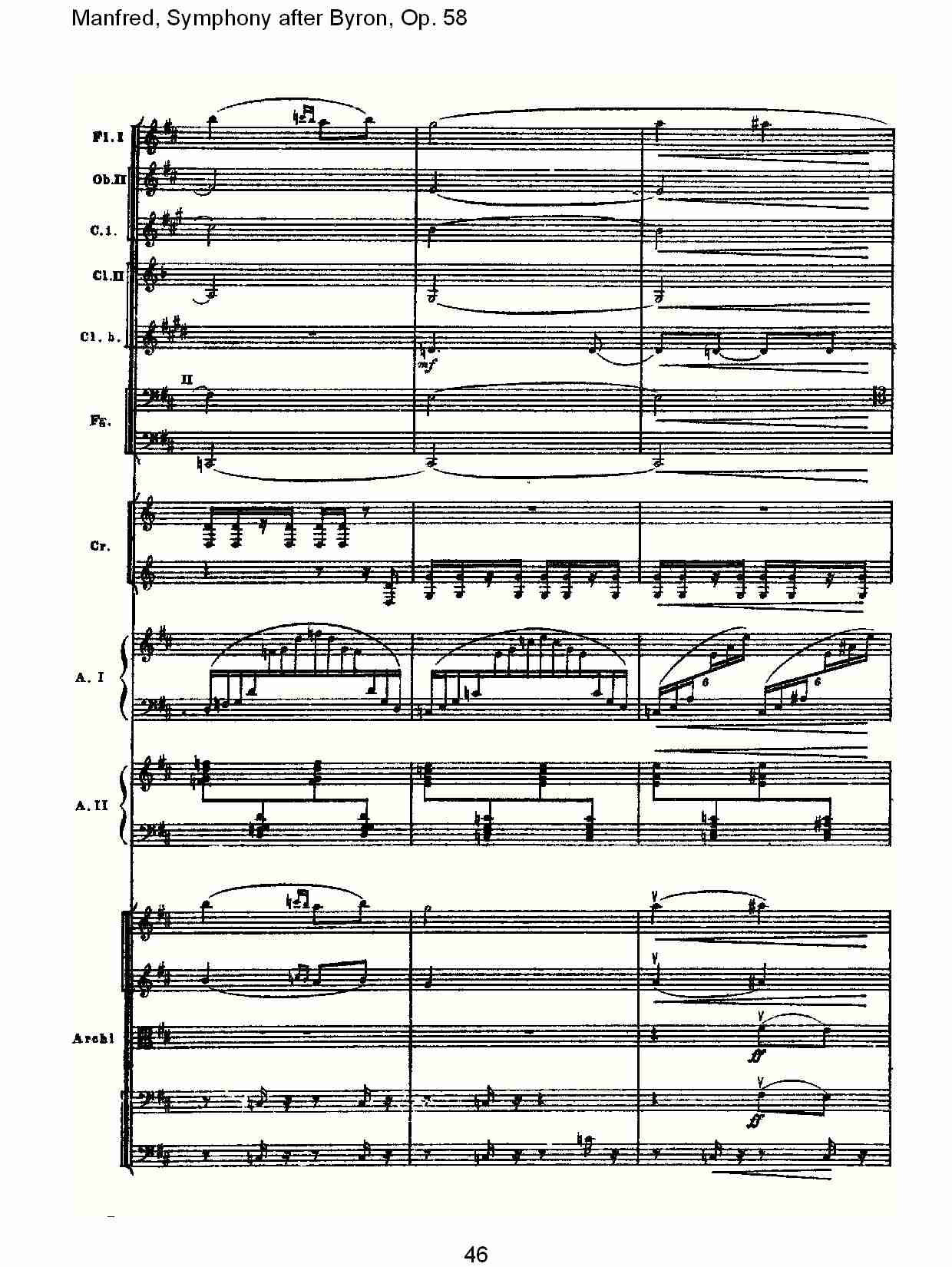Manfred, Symphony after Byron, Op.58第二乐章（十）