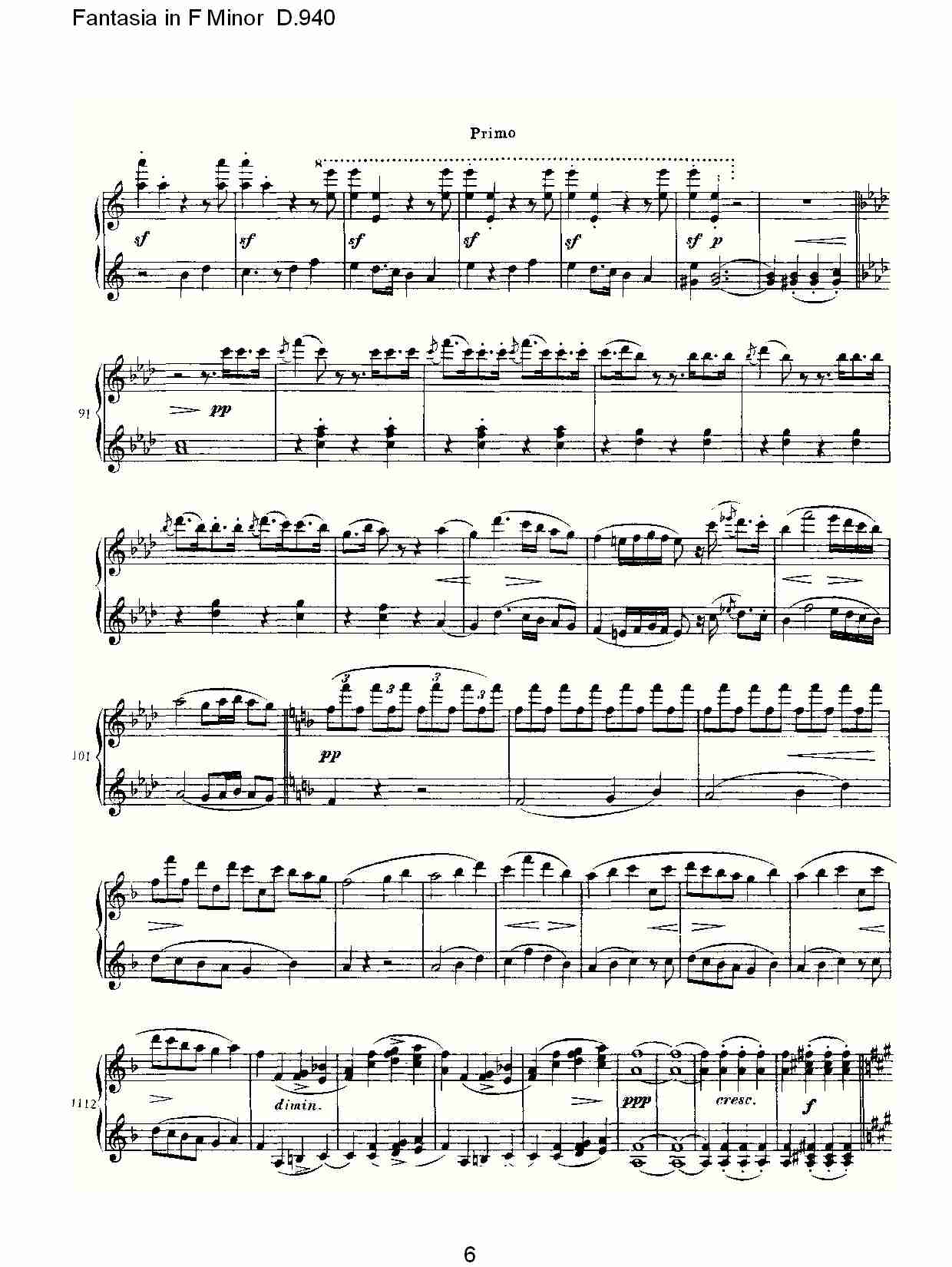 Fantasia in F Minor D.940  F小调幻想曲D.940（二）