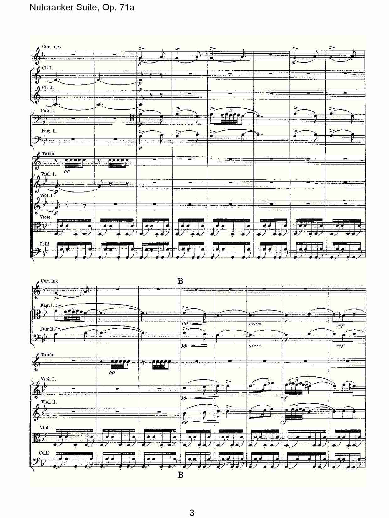 Nutcracker Suite, Op.71a   胡桃铗套曲，Op.71a第五乐章（一）