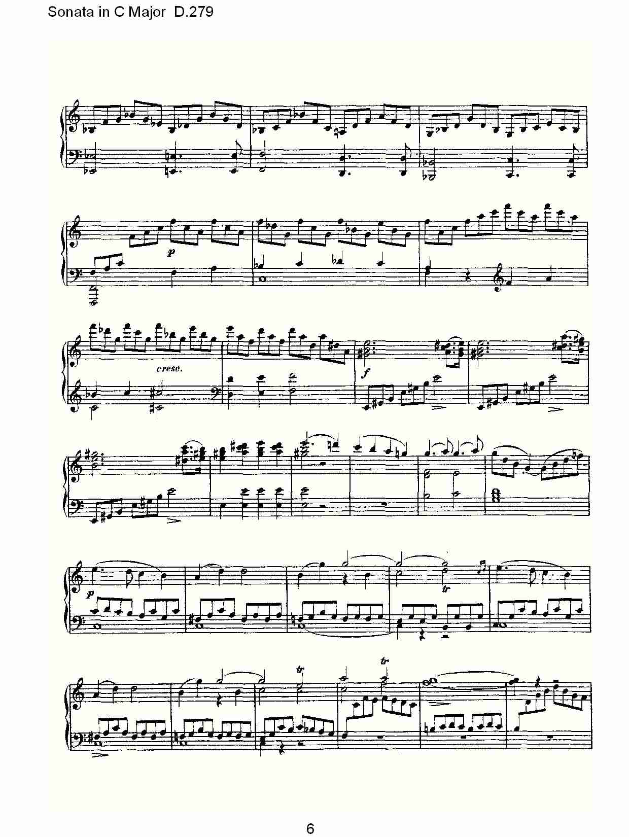 Sonata in C Major D.279  C大调奏鸣曲D.279（二）