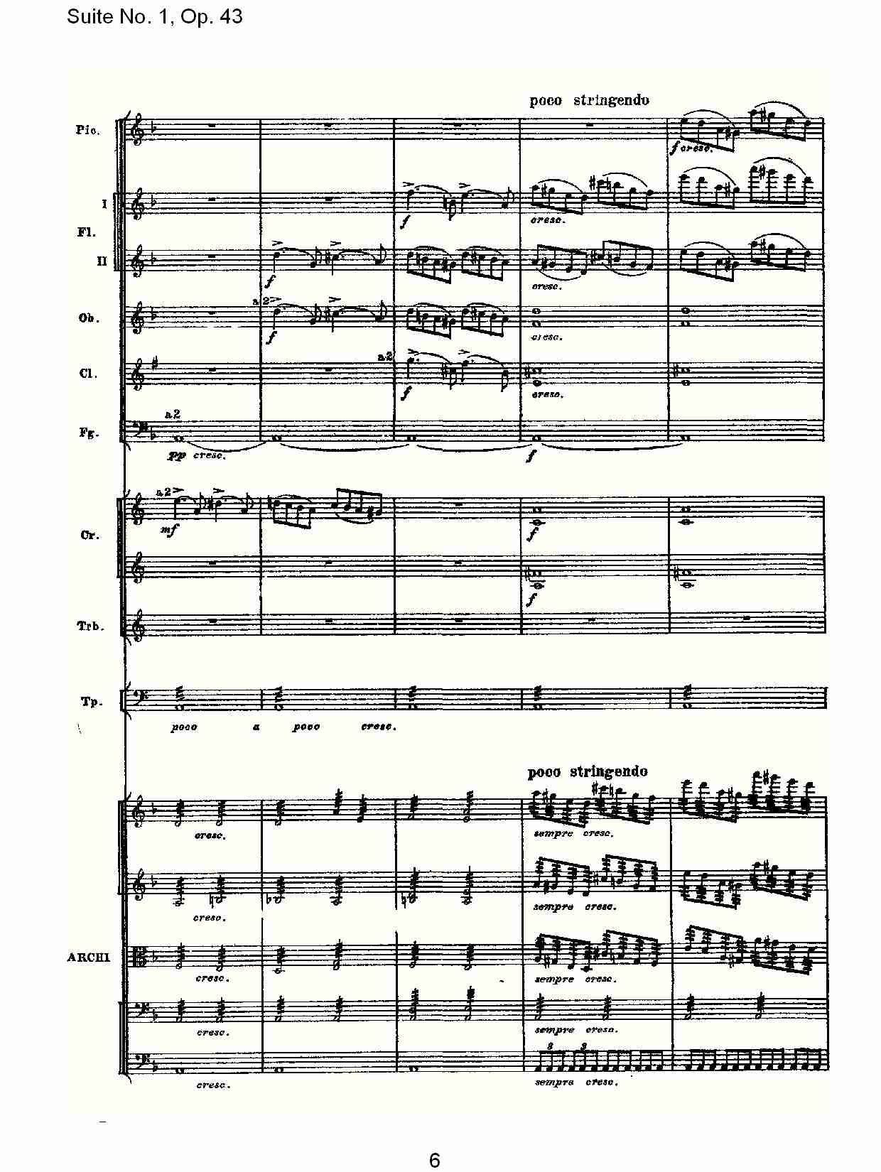 Suite No.1, Op.43   第一套曲,Op.43第一乐章（二）