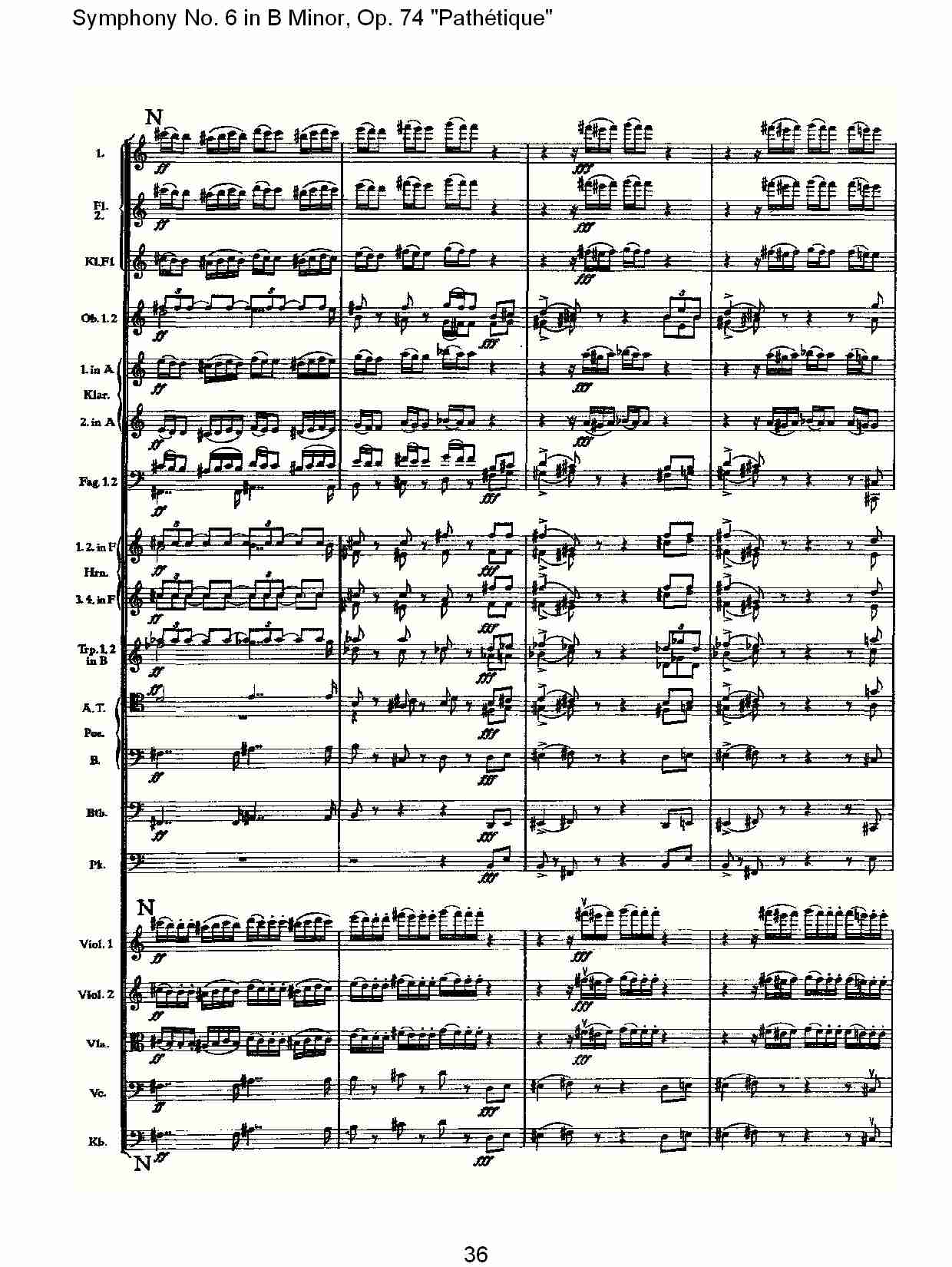 B小调第六交响曲,Op.74