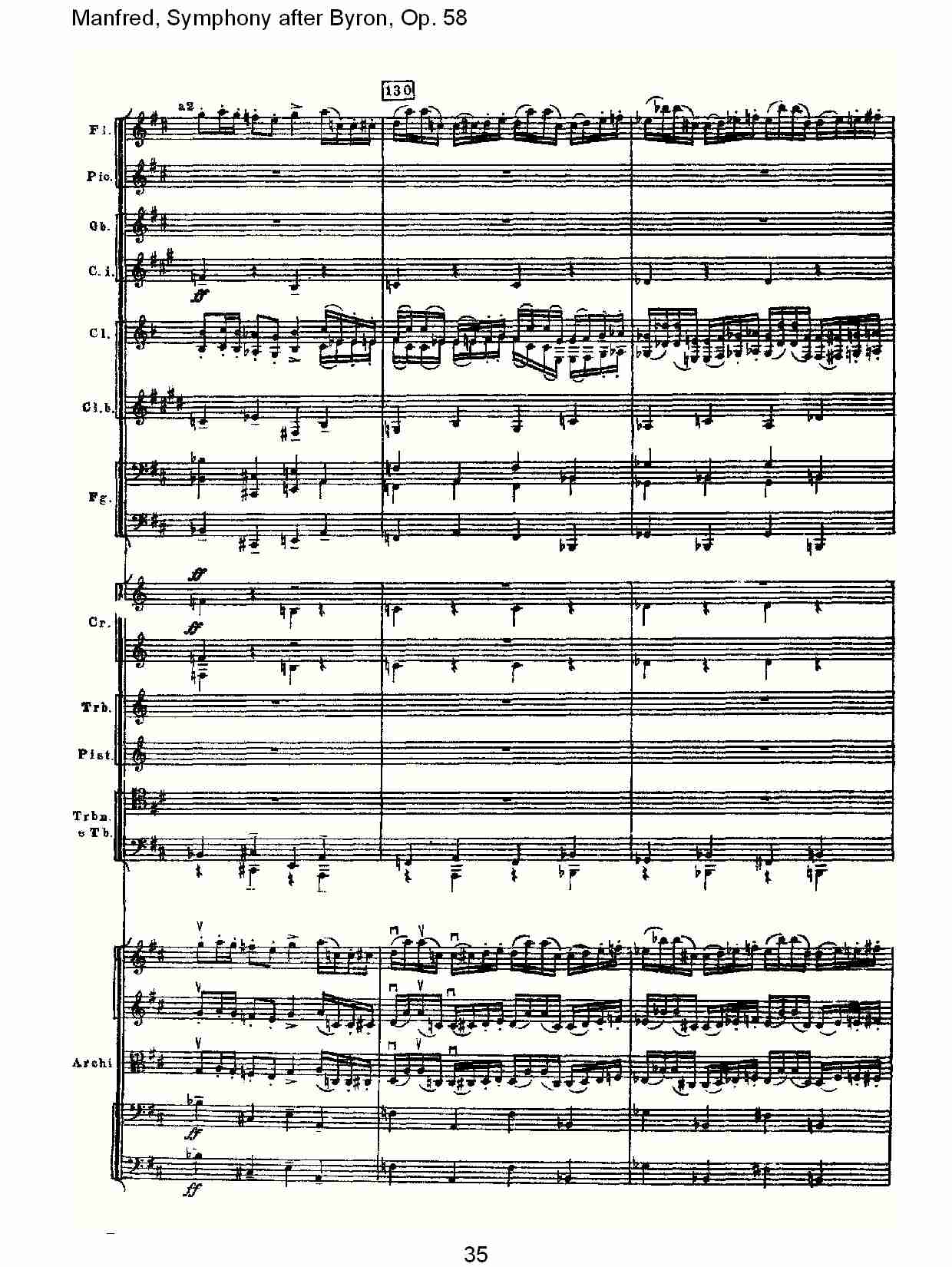 Manfred, Symphony after Byron, Op.58第四乐章第一部（七）