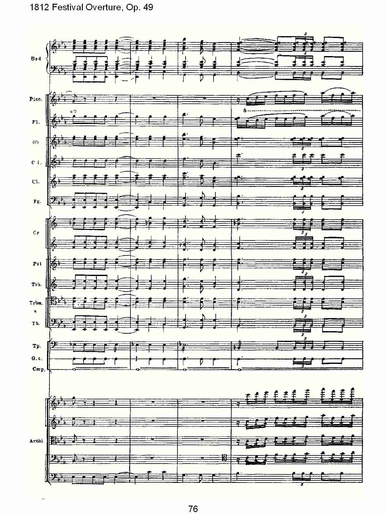 1812 Festival Overture,Op.49  1812欢庆序曲,Op.49（十六）