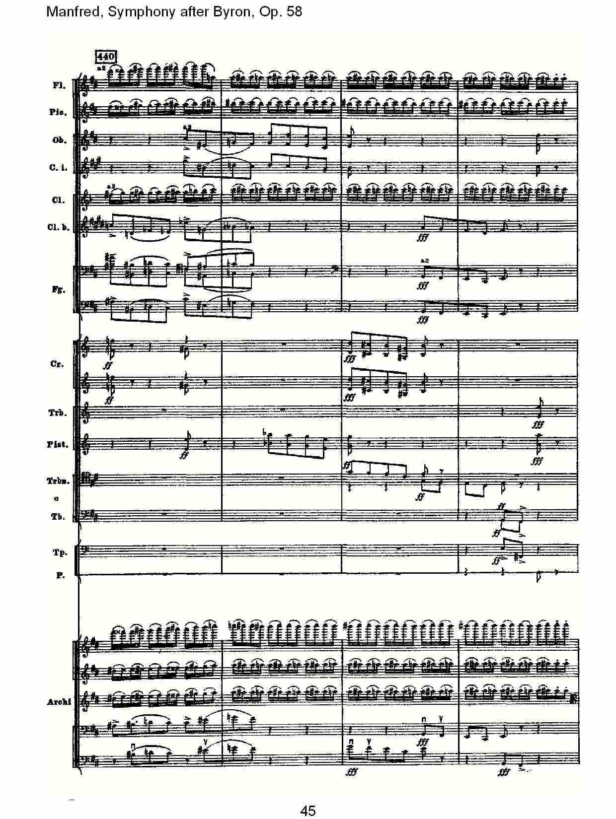 Manfred, Symphony after Byron, Op.58第四乐章第二部（九）