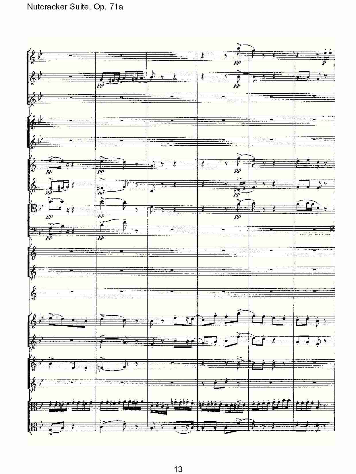 Nutcracker Suite, Op.71a   胡桃铗套曲，Op.71a第一乐章（三）