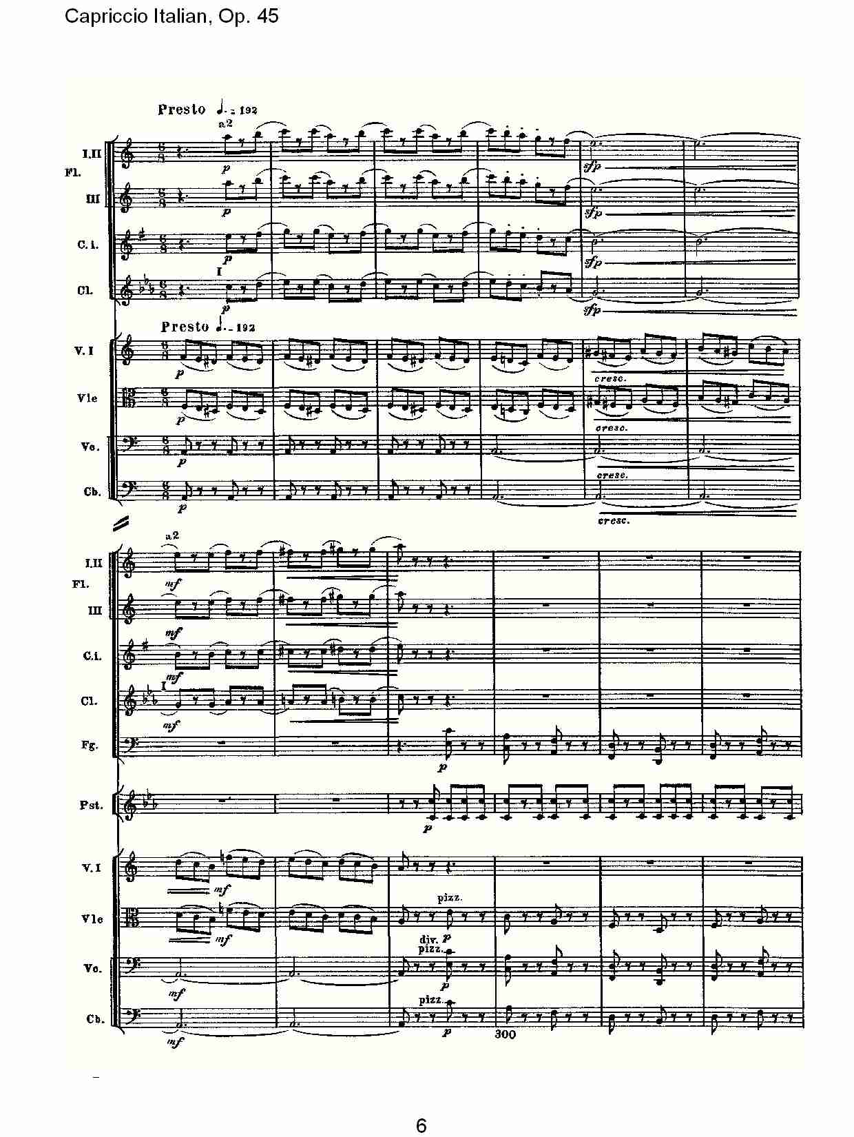 意大利幻想曲,Op.45第二部（二）