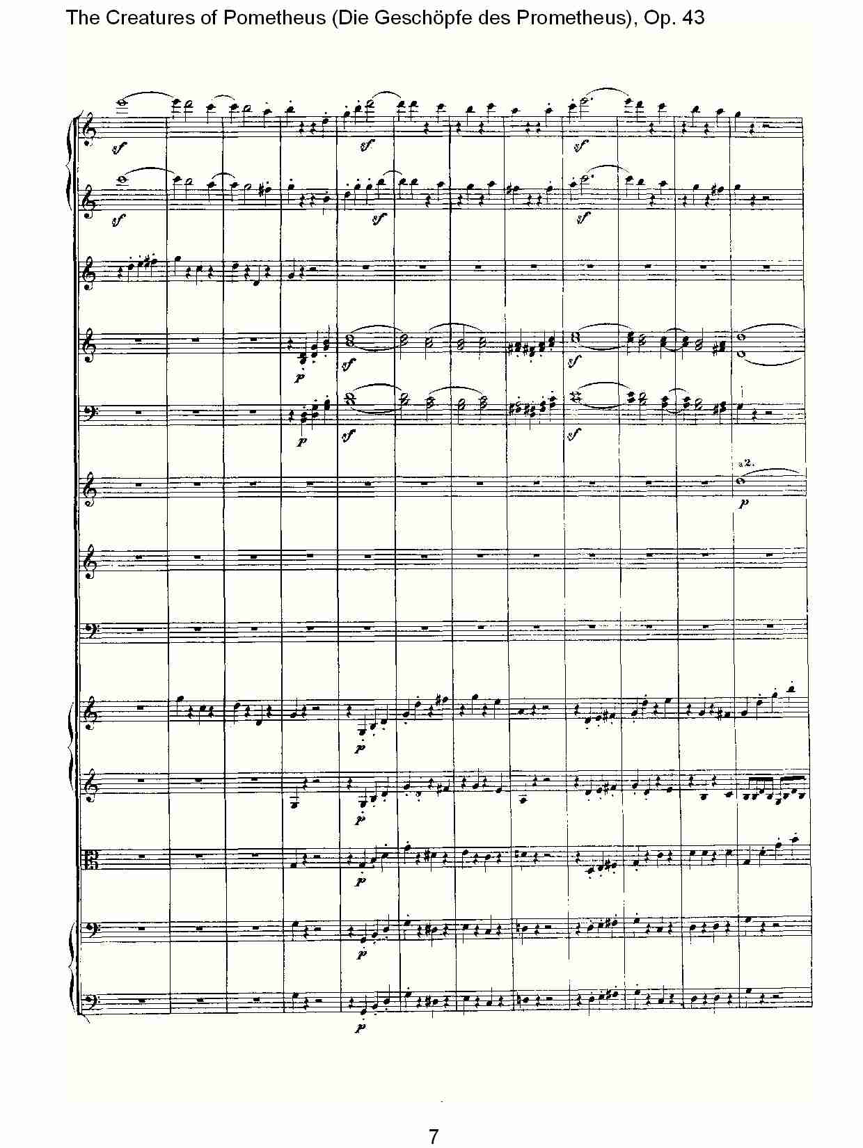 The Creatures of Pometheus Op.43（一）
