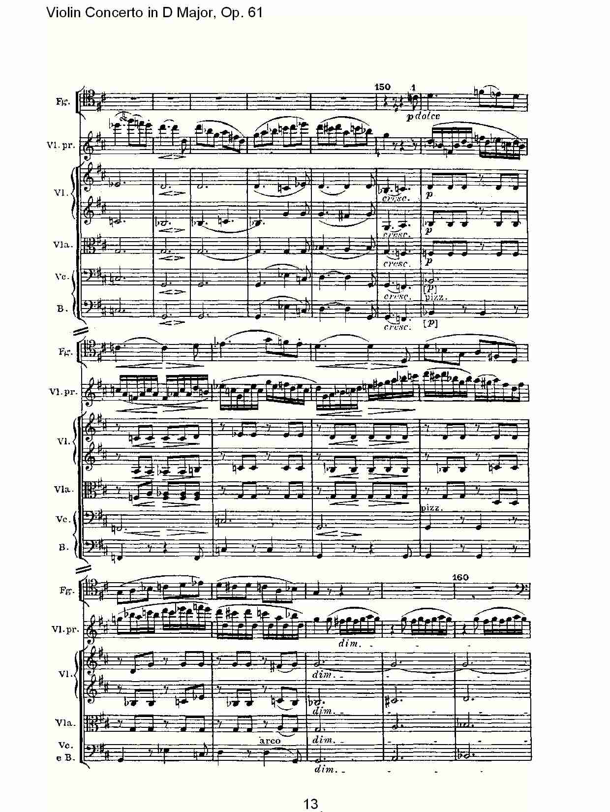 D大调小提琴协奏曲 Op.61第三乐章(二)