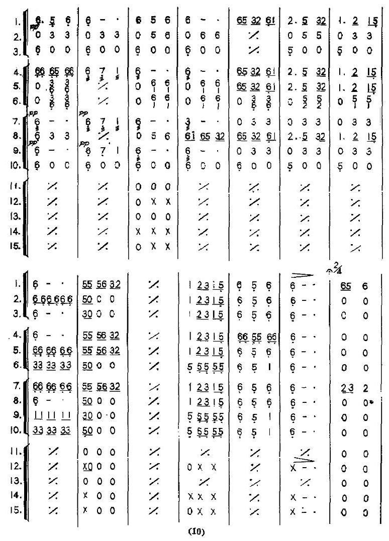 牧童之歌总谱